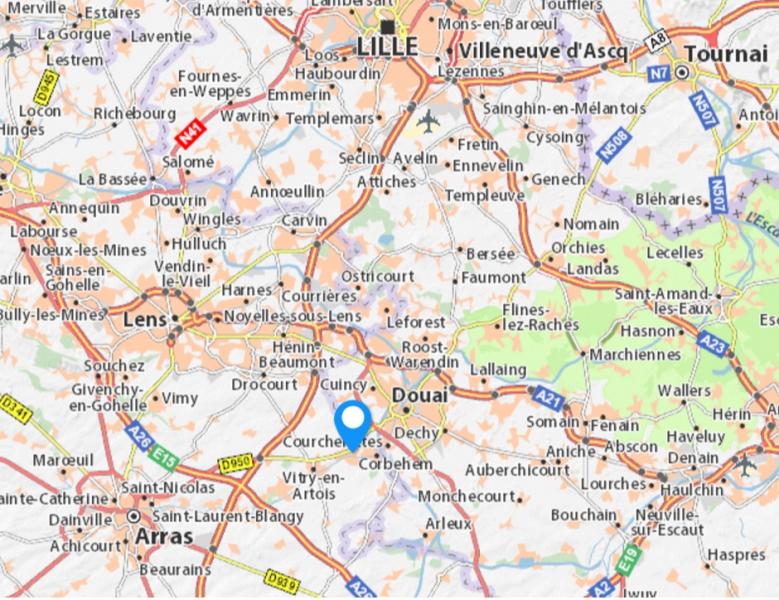 Acces routier region